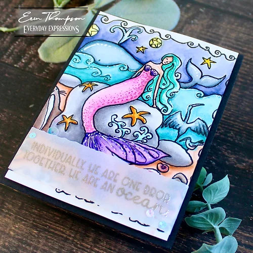 Colorado Craft Company Metal Die Set Mermaid & Whale-By Anita Jeram*