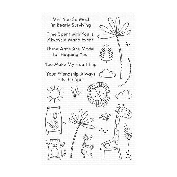 My Favorite Things Clearly Sentimental Stamps 5"X8" - Sweet Safari