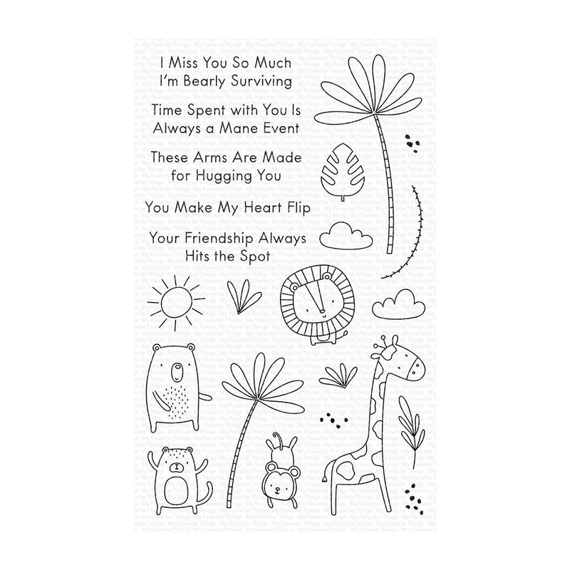 My Favorite Things Clearly Sentimental Stamps 5"X8" - Sweet Safari*