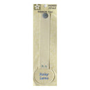 Pressed Petals Ribbon Tag - Baby Love White*