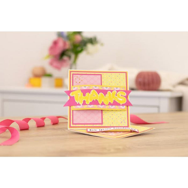 Gemini Clear Stamps & Dies Thanks - Balloon Sentiments*