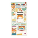 Basicgrey - Carte Postale - Title Stickers  (Pack Of 6)