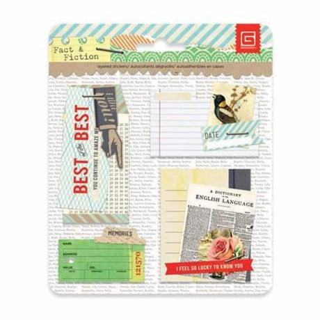 Basicgrey - Facts & Fiction - Layered Stickers