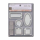 Basicgrey - Jumbo Book Clips White