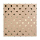 Bazzill Foiled Kraft Cardstock 12In. X12in.  Gold Dot