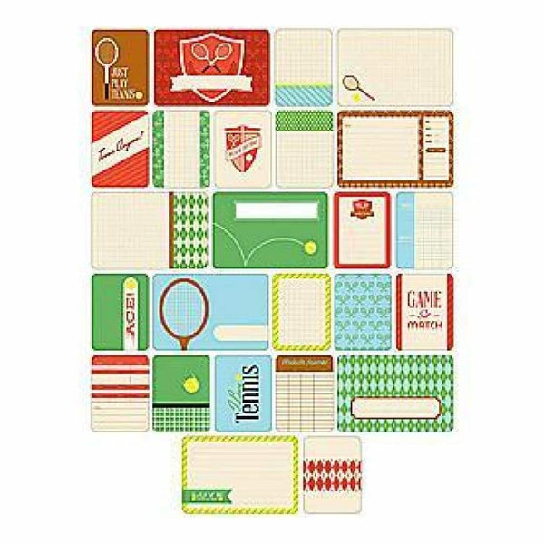 Becky Higgins - Project Life - Themed Cards 40 Pack - Tennis