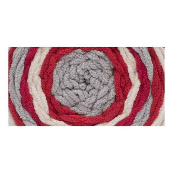 Bernat Blanket Stripes Yarn Red Alert
