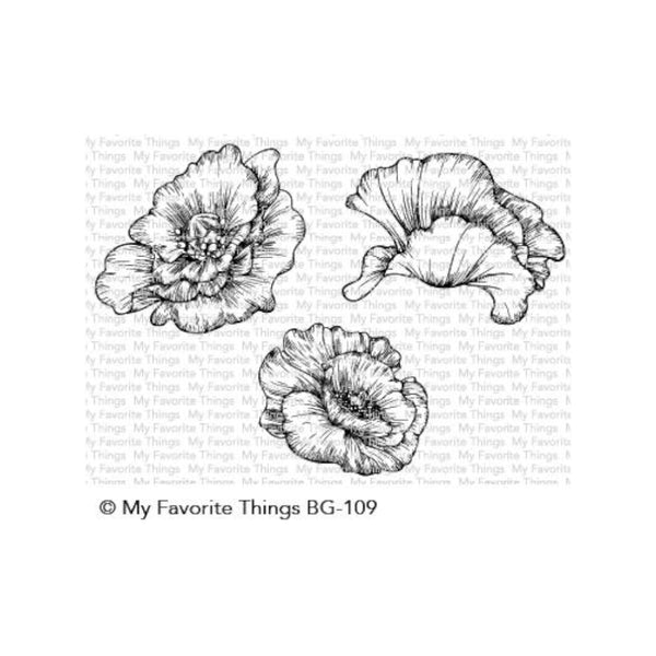 My Favorite Things - Stamps - Poppy Blooms