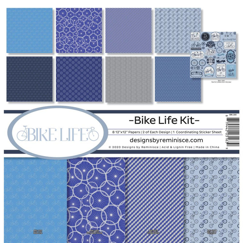 Reminisce Collection Kit 12in x 12in - Bike Life