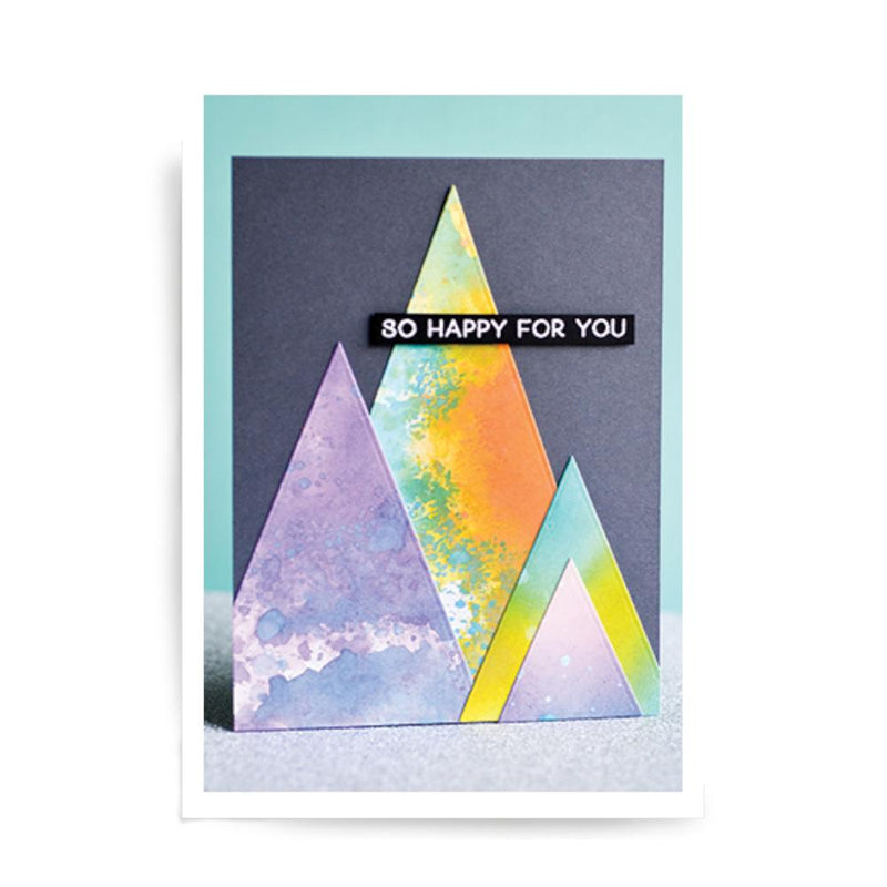 Birch Press Design - Tall Triangle Set Stencil Design*