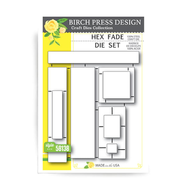 Birch Press Design - Hex Fade die set