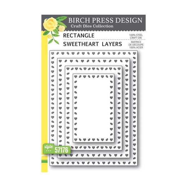 Birch Press Design - Rectangle Sweetheart Layers