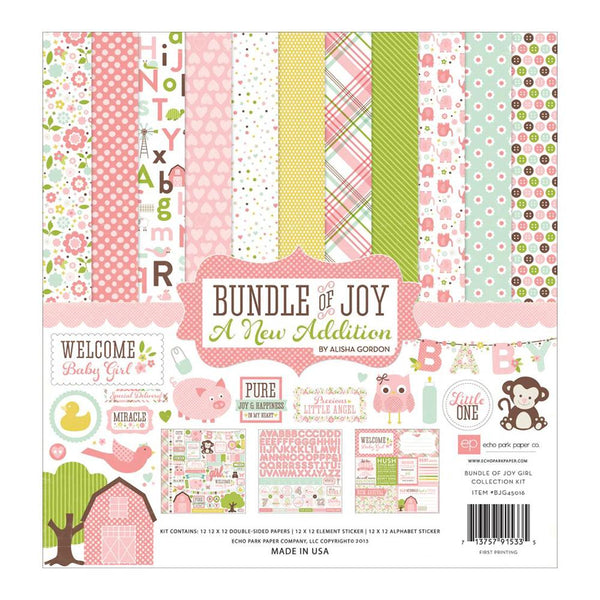 Echo Park - Bundle Of Joy Kit - A New Addition - Baby Girl