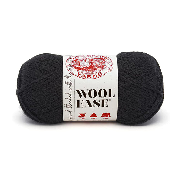 Lion Brand Wool-Ease Yarn - Black