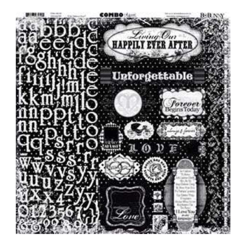 Bo Bunny Press - Enchanted - 12X12 Combo Sticker