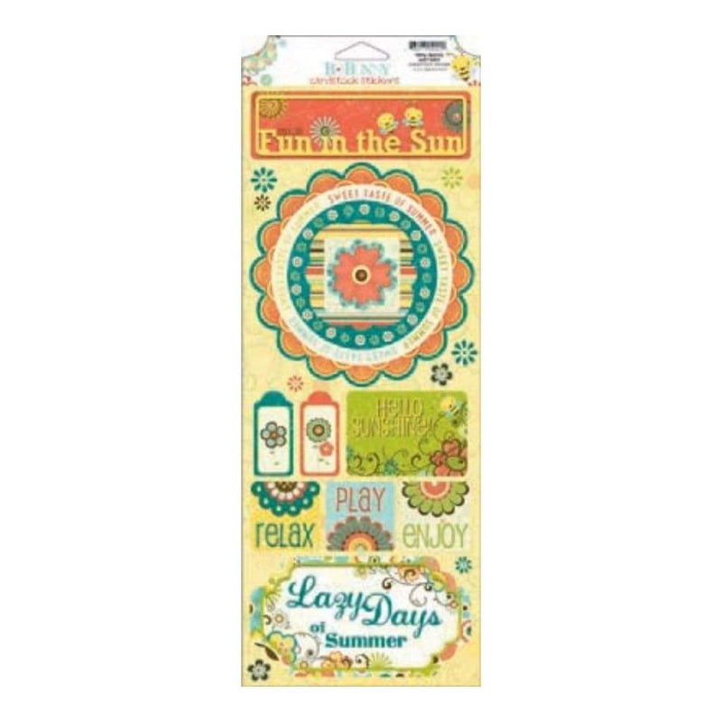 Bo Bunny Press - Hello Sunshine - Lazy Days Cardstock Sticker