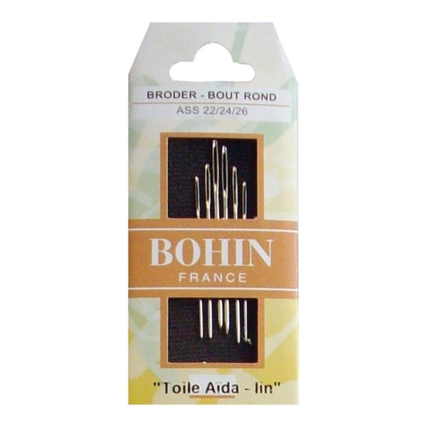 Bohin Tapestry Hand Needles Size 22/24/26 6 pack