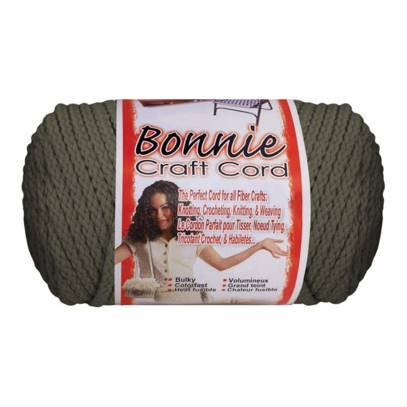 Bonnie Macrame Craft Cord 6mmX100yd - Smoke Gray