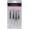 Multicraft Imports - Tweezers 4 pack - 4.75 inch