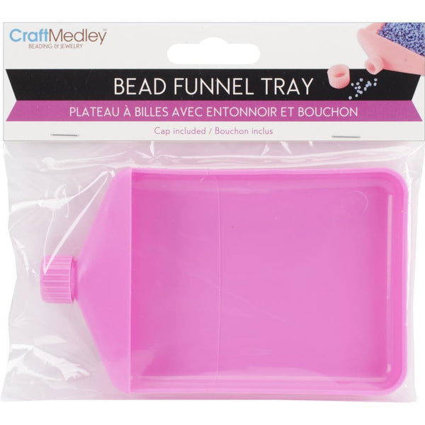 Multicraft Imports - Bead Funnel Tray - 4.75 inch X3 inch X.625 inch