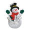 Bucilla Felt Wall Hanging Applique Kit 16.5 inch X23 inch Snowflake Snowman with String Lights
