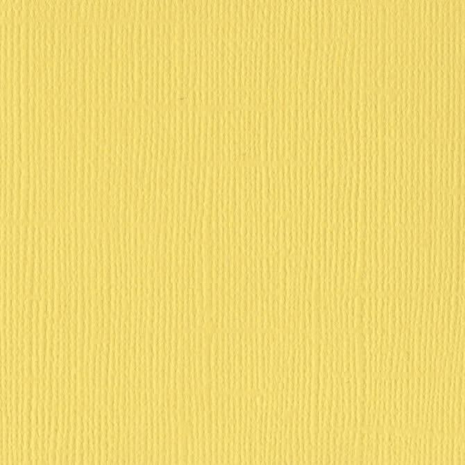 Bazzill Cardstock Paper  12X12 Inch  Lemonade - Canvas