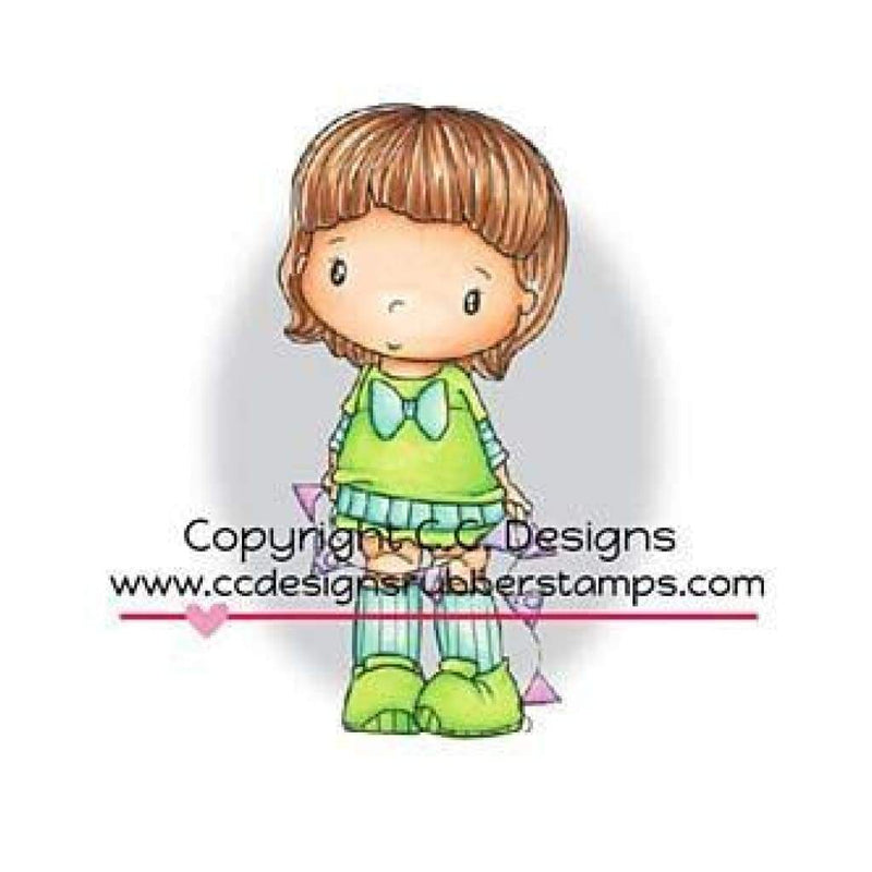 C.C. Designs - Swiss Pixie Cling Stamp 3.5 Inch X1.5 Inch Banner Heidi