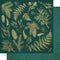 Kaisercraft Emerald Eve Double-Sided Cardstock 12in x 12in - Emerald Leaves*