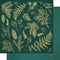 Kaisercraft Emerald Eve Double-Sided Cardstock 12in x 12in - Emerald Leaves