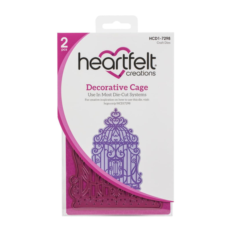 Heartfelt Creations Cascading Petals Collection Cut & Emboss Dies - Decorative Cage*