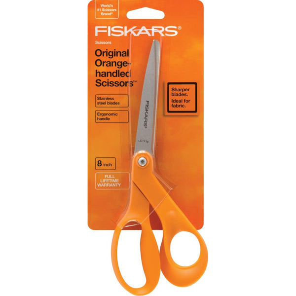 Fiskars - Bent Multi-Purpose Scissors 8in - Righ Hand
