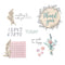 Sizzix Framelits Die & Stamp Set By Sophie Guilar 14/Pkg - Time Out