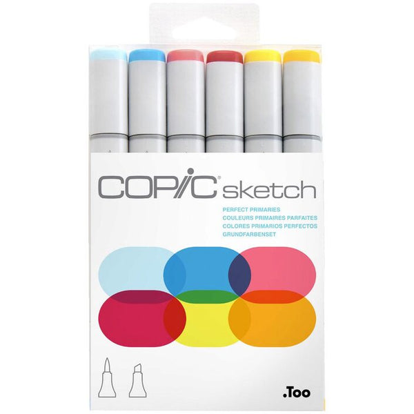 Copic Sketch Set 6 Perfect Primaries