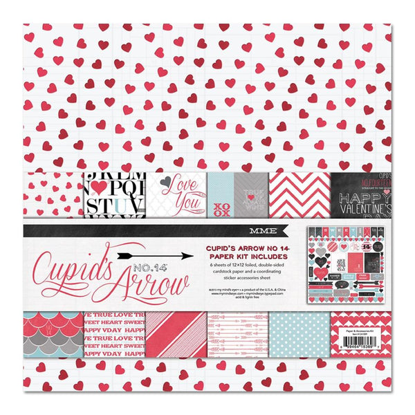 My Mind's Eye - Cupid's Arrow Collection - 12 x 12 Paper Kit