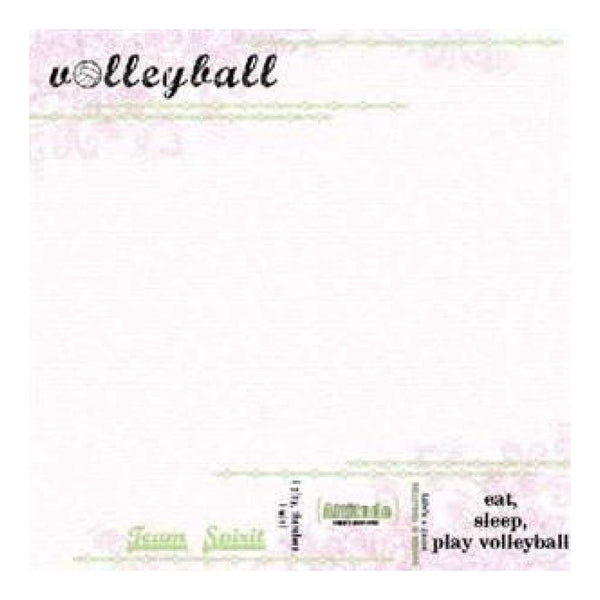 Carolees Creations - Volleyball Play 12X12 Paper (Pack Of 10)