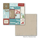 Carta Bella Paper - Winter Fun Collection - 12 x 12 Double Sided Paper - Wintertime Cards