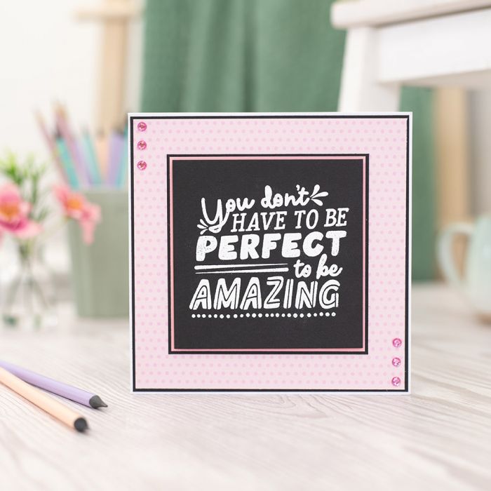 Crafter's Companion Photopolymer Stamp - Be Amazing*