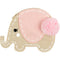 Fabric Editions Needle Creations Felt Coin Purse Kit - All Eyes On You Elephant