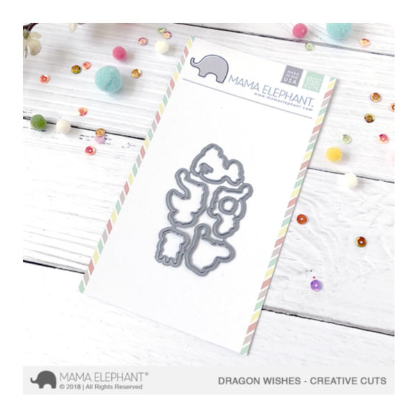 Mama Elephant - Creative Cuts - Dragon Wishes