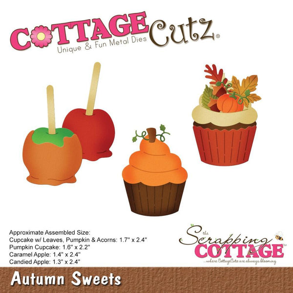 CottageCutz Die Autumn Sweets 1.3inch To 2.4inch