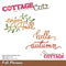 CottageCutz Die Fall Phrases 1.9inch To 3.4inch