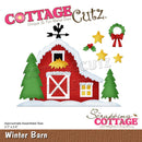 CottageCutz Dies - Winter Barn, 3.1 inch X2.5 inch*