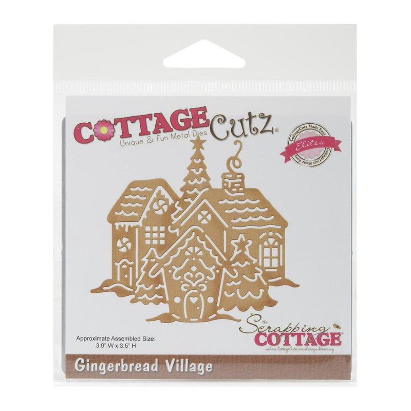 CottageCutz Elites Die - Gingerbread Village