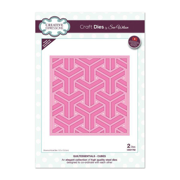 Creative Expressions Craft Dies - Quiltessentials Cubes*