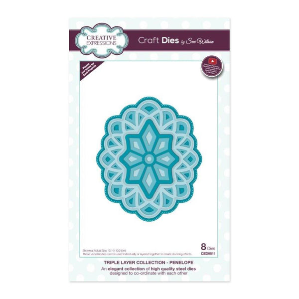 Creative Expressions - Triple Layer Collection Penelope Craft Die