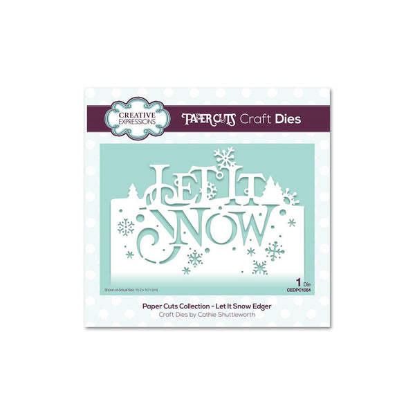 Creative Expressions - Paper Cuts Collection - Let It Snow Craft Die