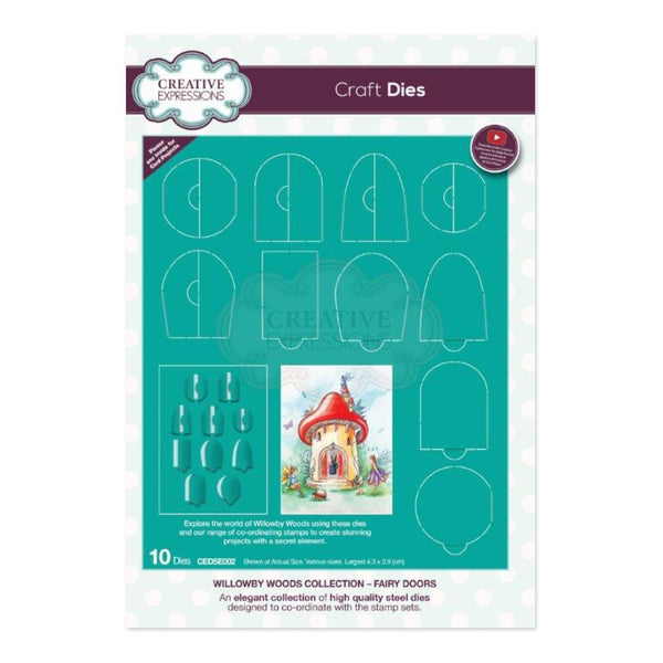 Creative Expressions - Willowby Woods Collection - Fairy Doors Craft Die