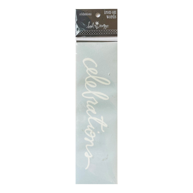 Heidi Swapp Iron-On Words - Celebration*