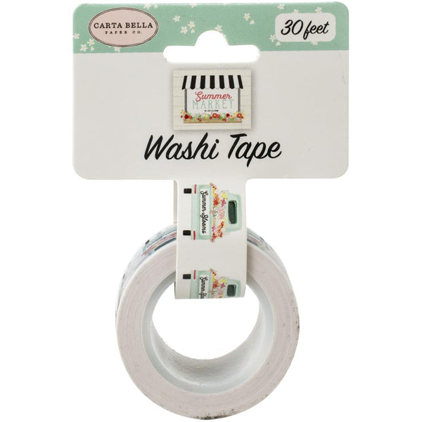 Carta Bella Summer Market - Washi Tape 30' Blossom Truck