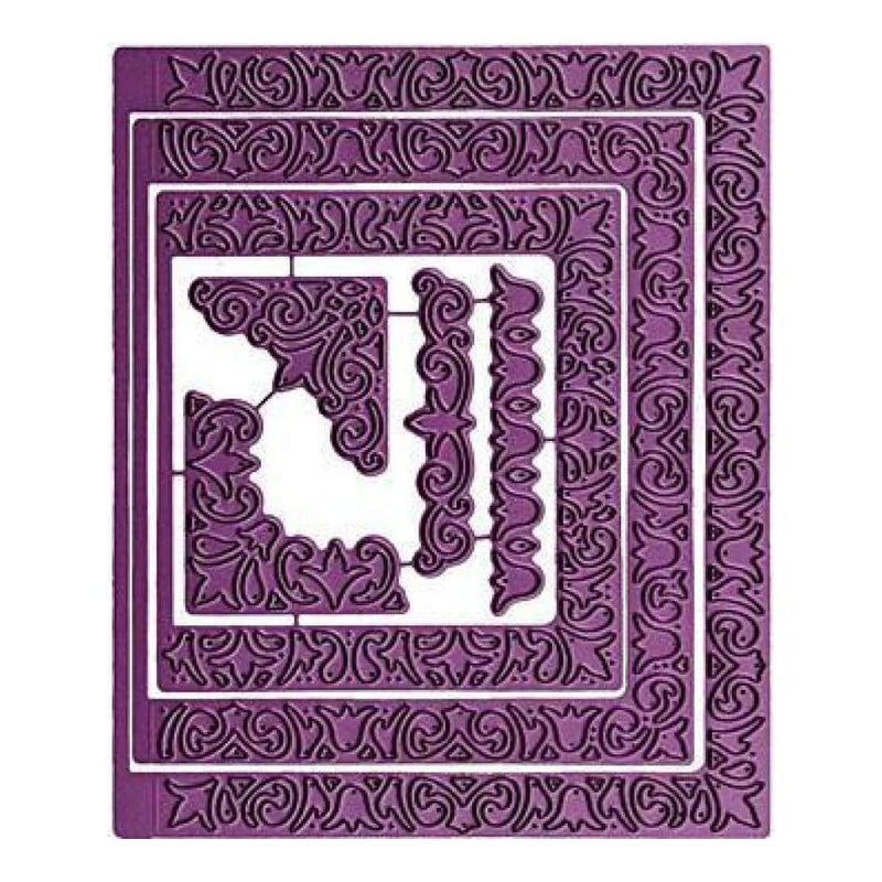 Cheery Lynn Designs Die -  A2 Dutch Daisy Card Facer .5 Inch  To 5.5 Inch